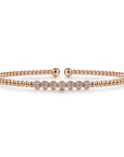 Diamond Cluster Flexible Bangle