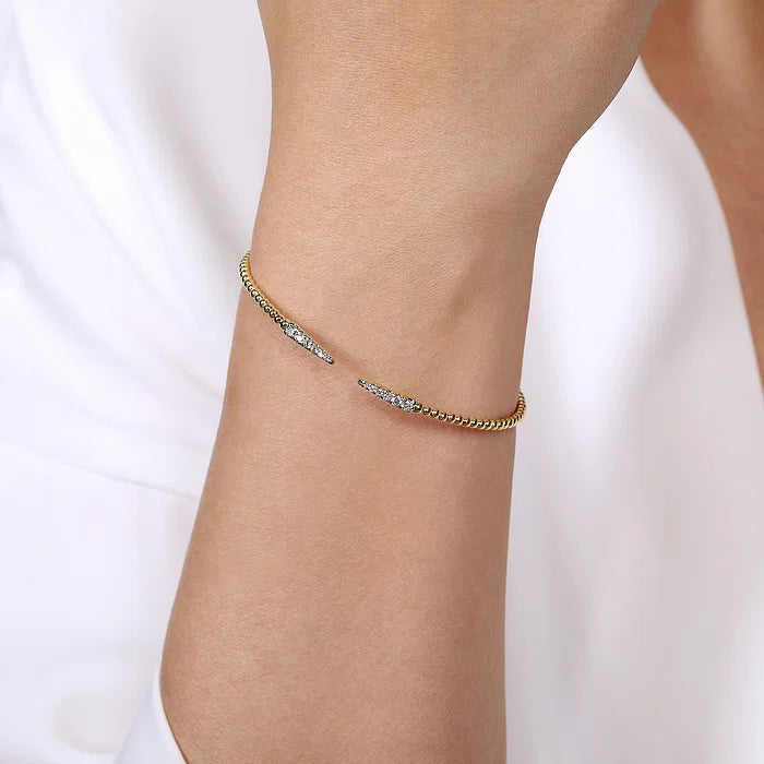 Diamond Spike Flex Bangle