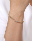 Diamond Spike Flex Bangle