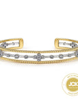 Diamond Cuff Bangle Bracelet
