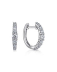 Diamond Huggie Earrings
