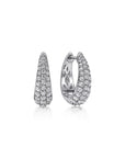 Pave Diamond Huggie Earrings