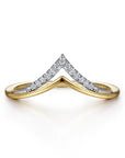 Diamond Chevron Ring