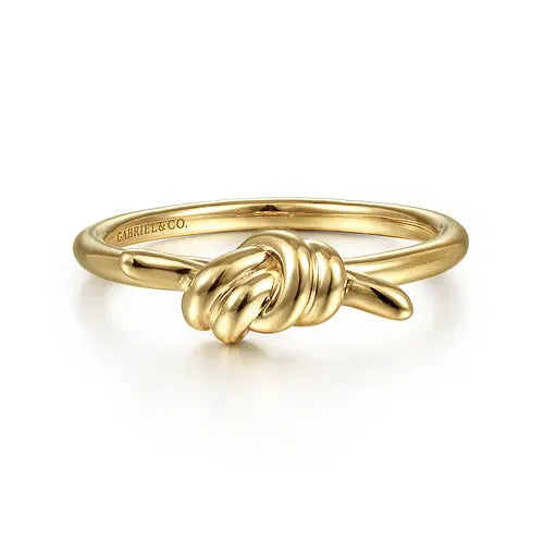 Gold Twisted Knot Ring