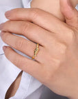Gold Twisted Knot Ring
