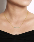 Diamond Bar Necklace