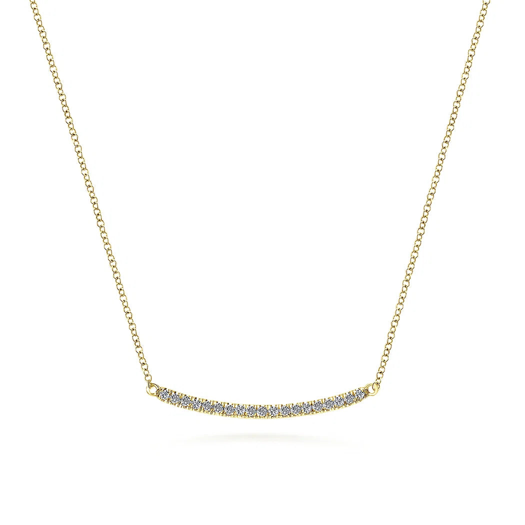Diamond Bar Necklace