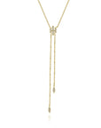 Diamond Y Knot Necklace