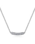 Pavé Diamond Bar Necklace