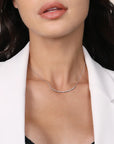 Diamond Bar Necklace