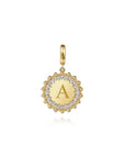 Round Diamond Medallion Pendant